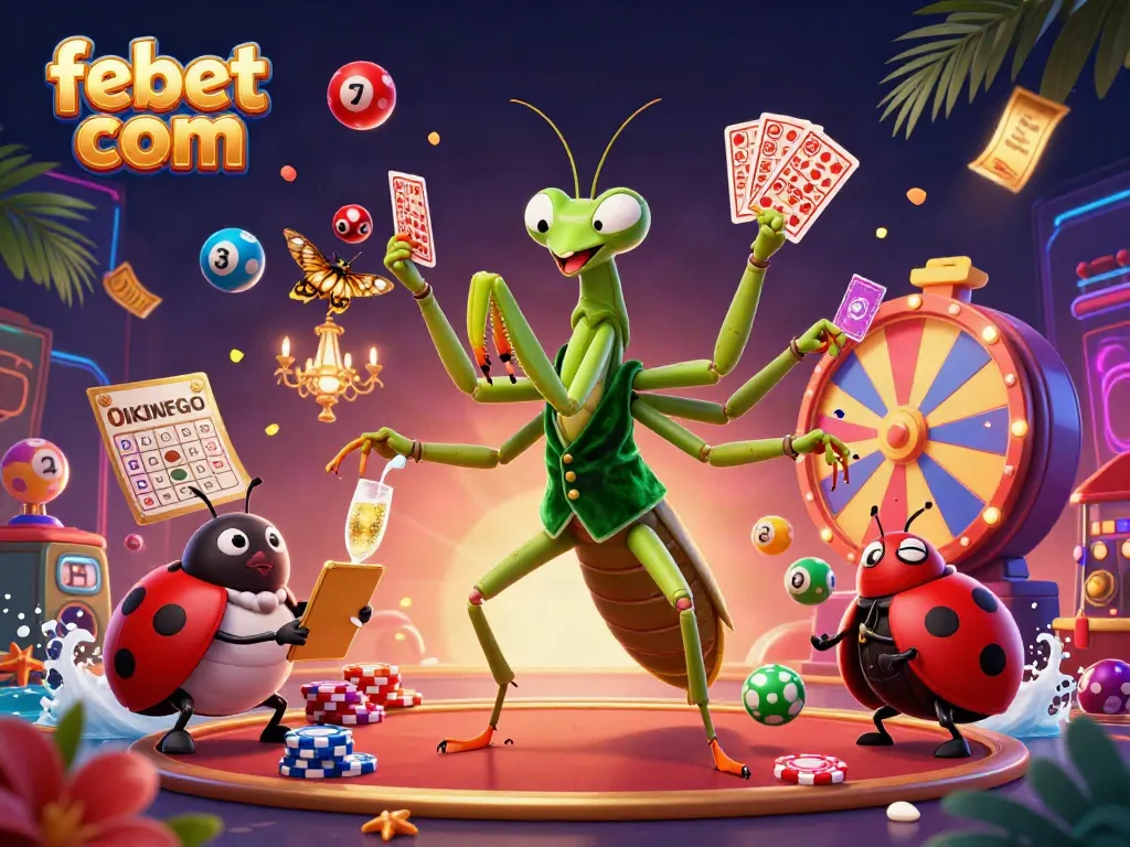 Experience immersive gaming at febet com with vibrant characters and dynamic casino elements.