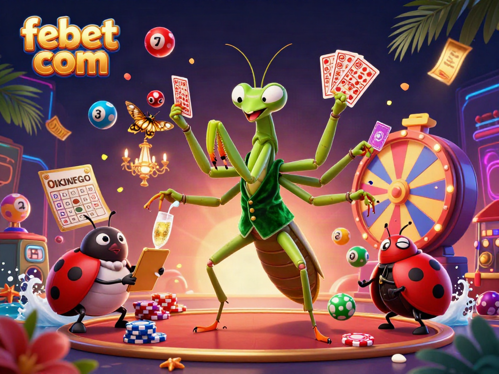 Experience immersive gaming at febet com with vibrant characters and dynamic casino elements.